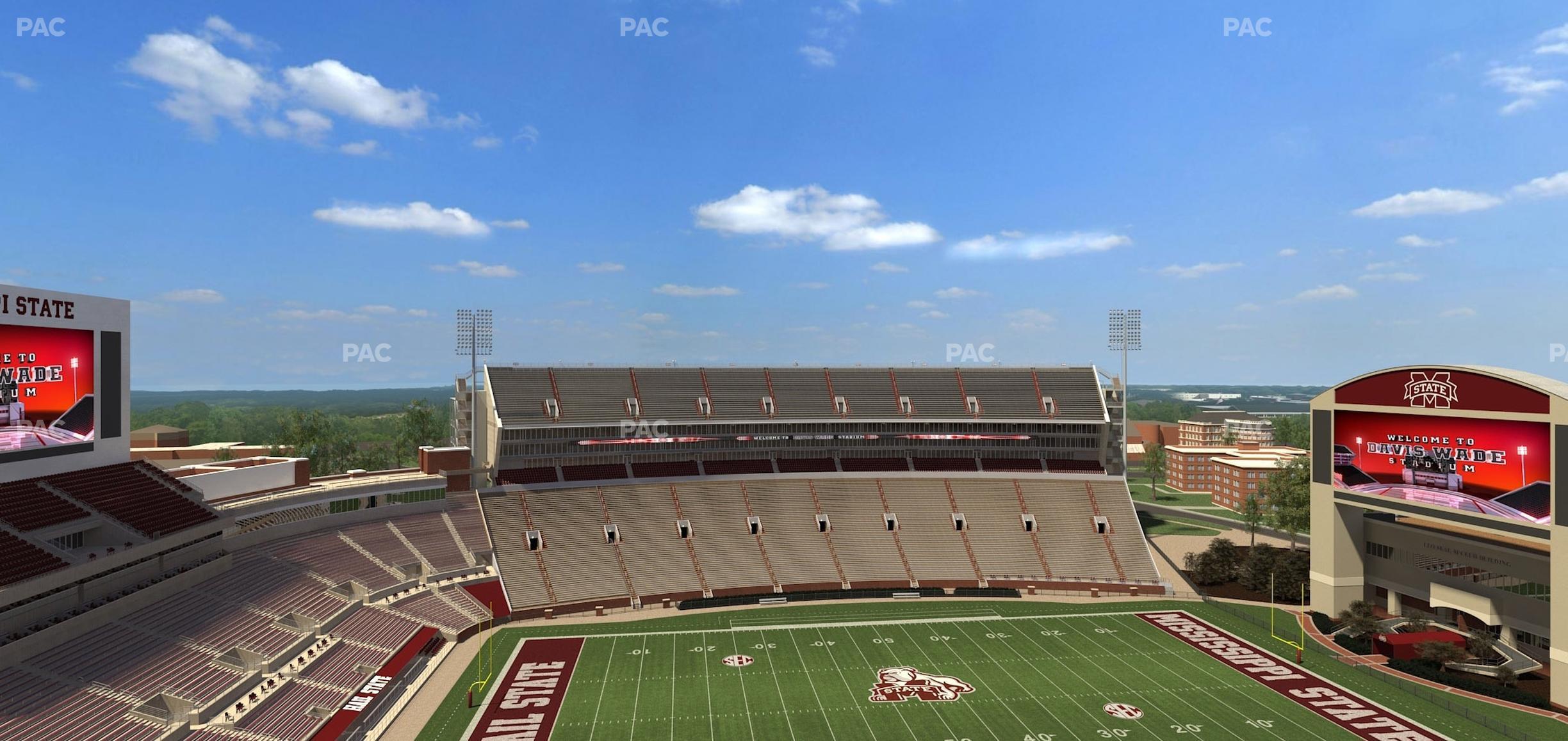 Seating view for Davis Wade Stadium Section 310