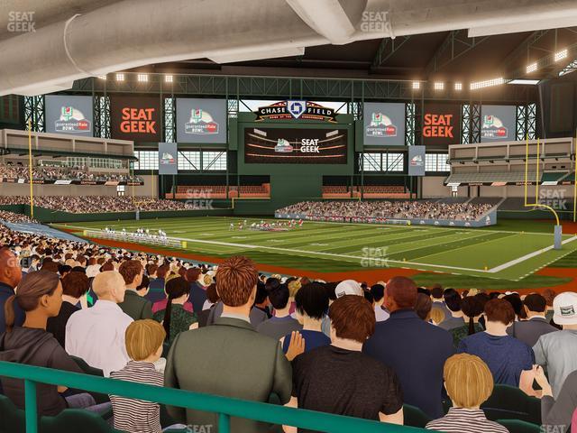 Seating view for Chase Field Section 124 W