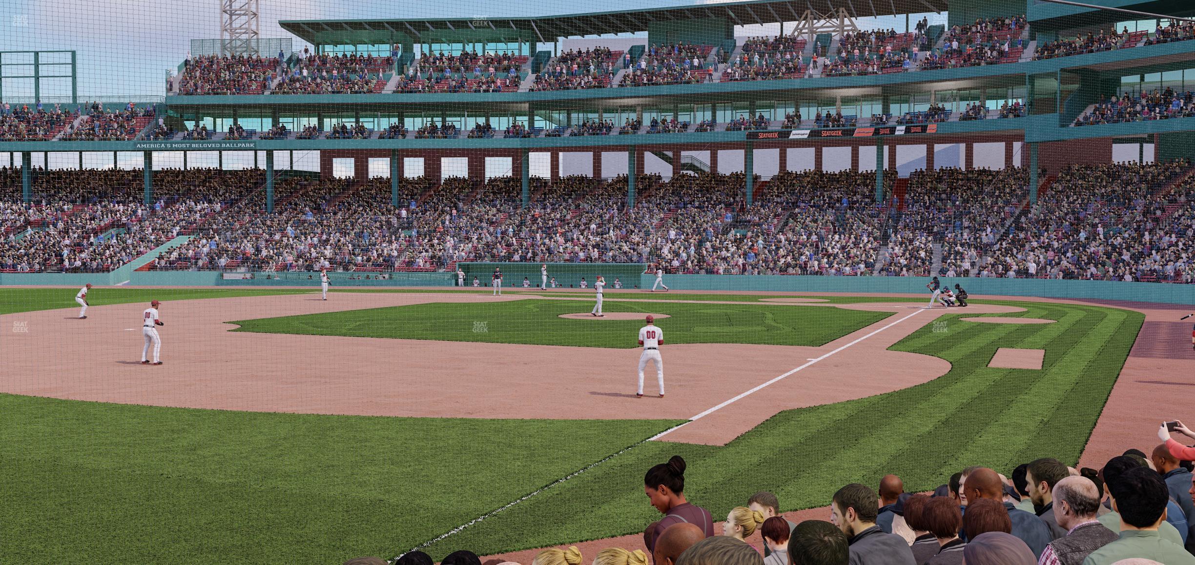 Seating view for Fenway Park Section Field Box 79