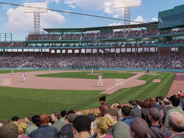 Seating view for Fenway Park Section Field Box 79