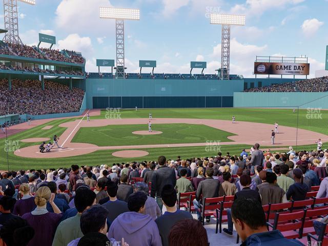 Seating view for Fenway Park Section Loge Box 121