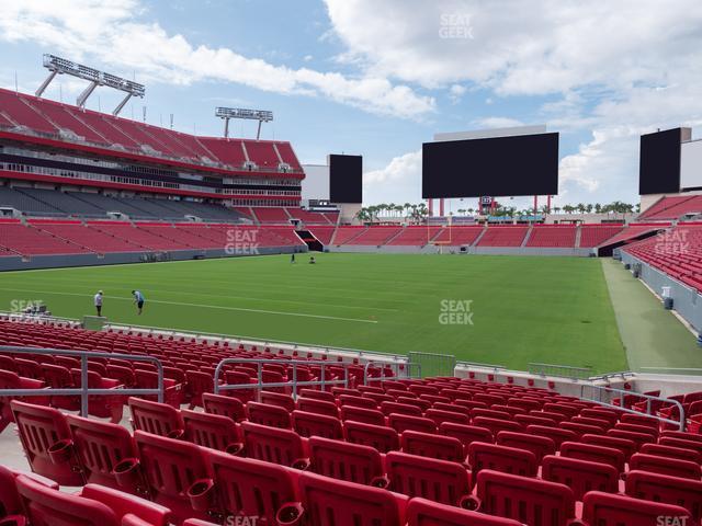 Seating view for Raymond James Stadium Section 151