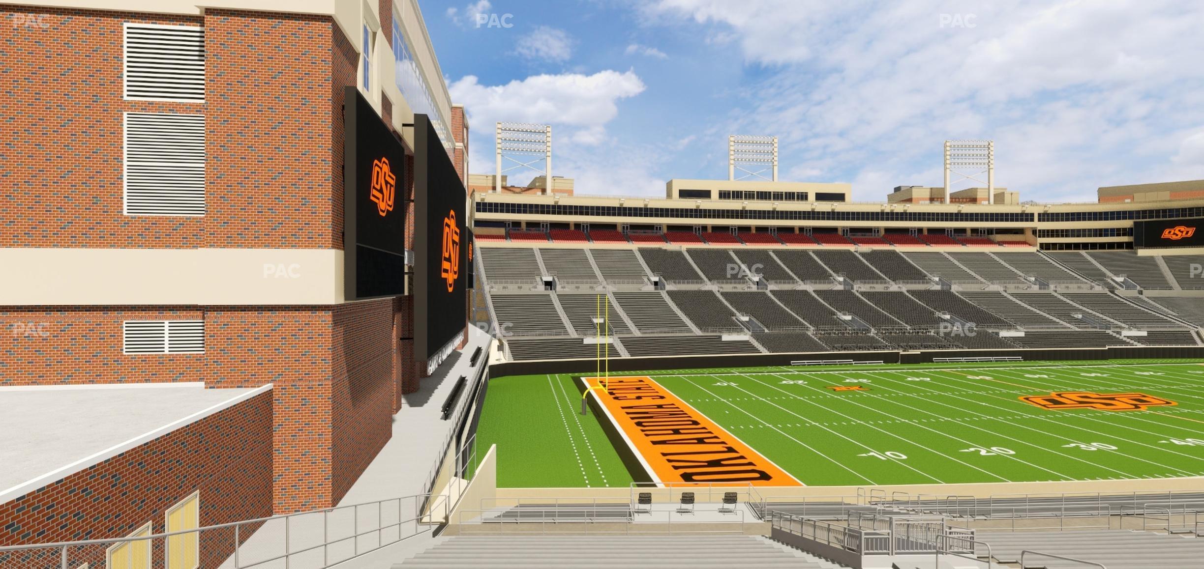 Seating view for Boone Pickens Stadium Section 141