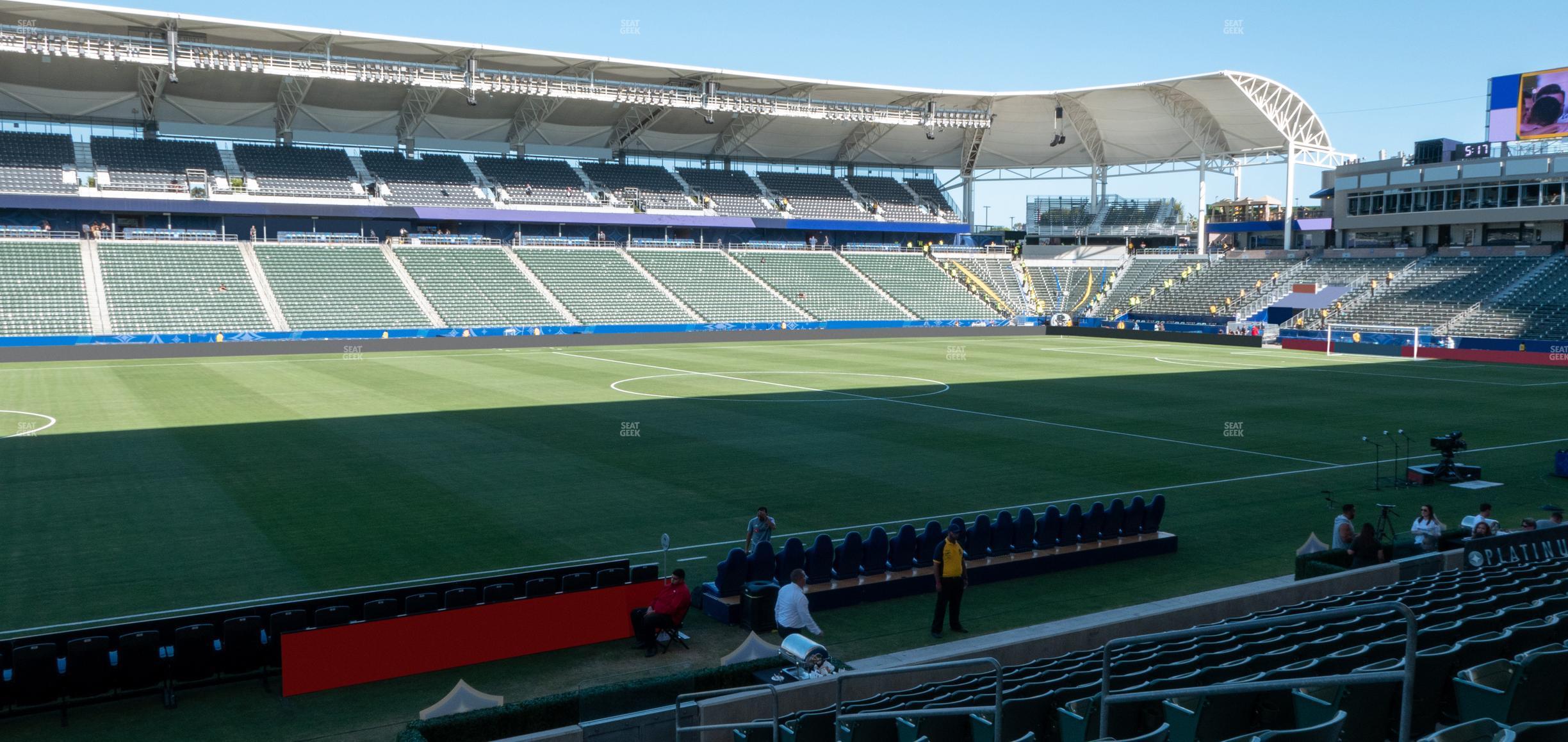 Seating view for Dignity Health Sports Park Section 114