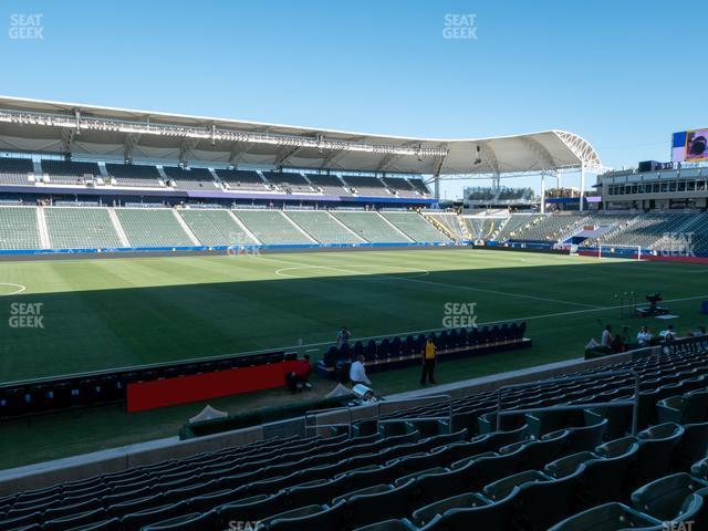 Seating view for Dignity Health Sports Park Section 114