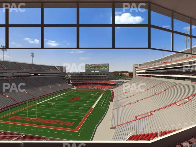 Seating view for Razorback Stadium Section 478