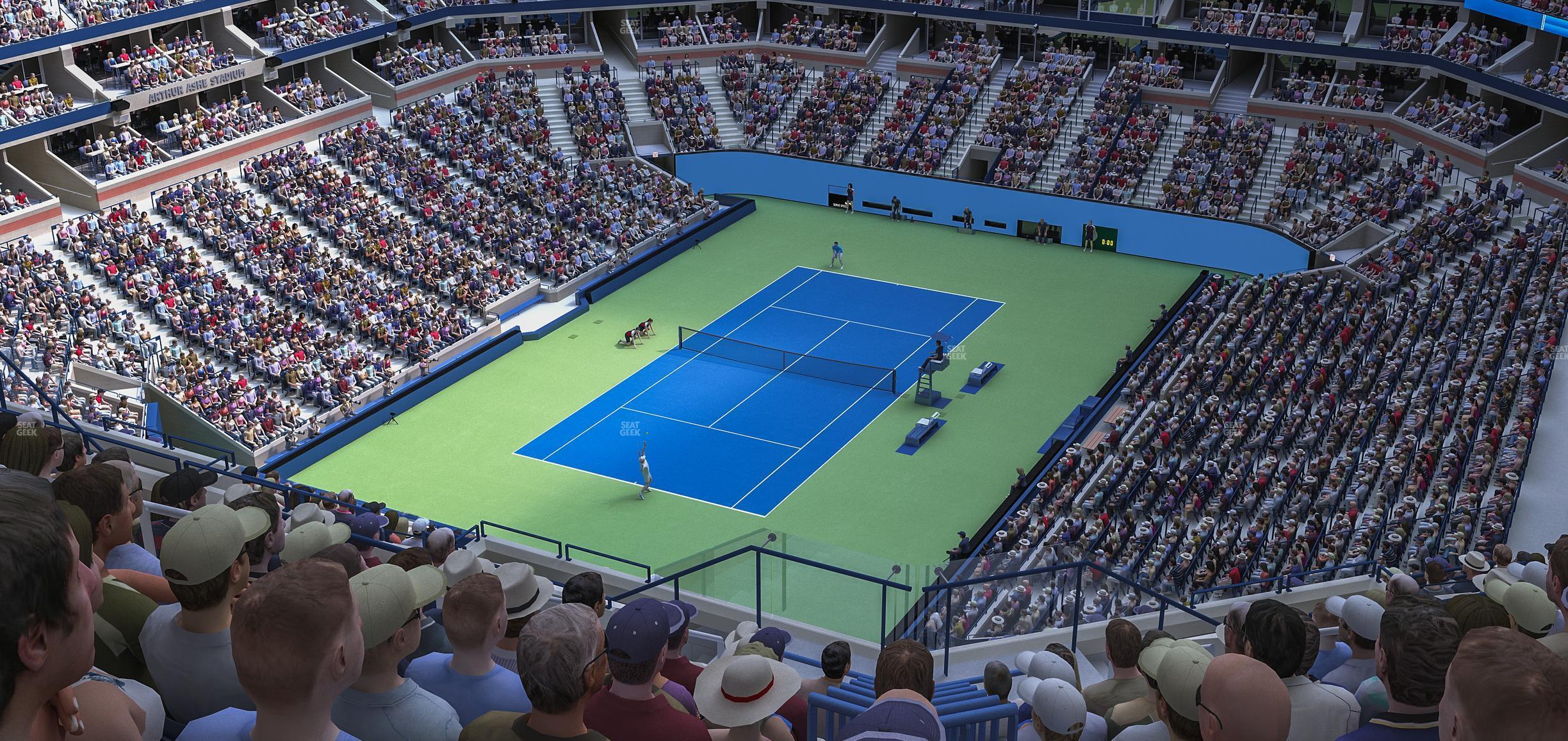 Seating view for Arthur Ashe Stadium Section 324