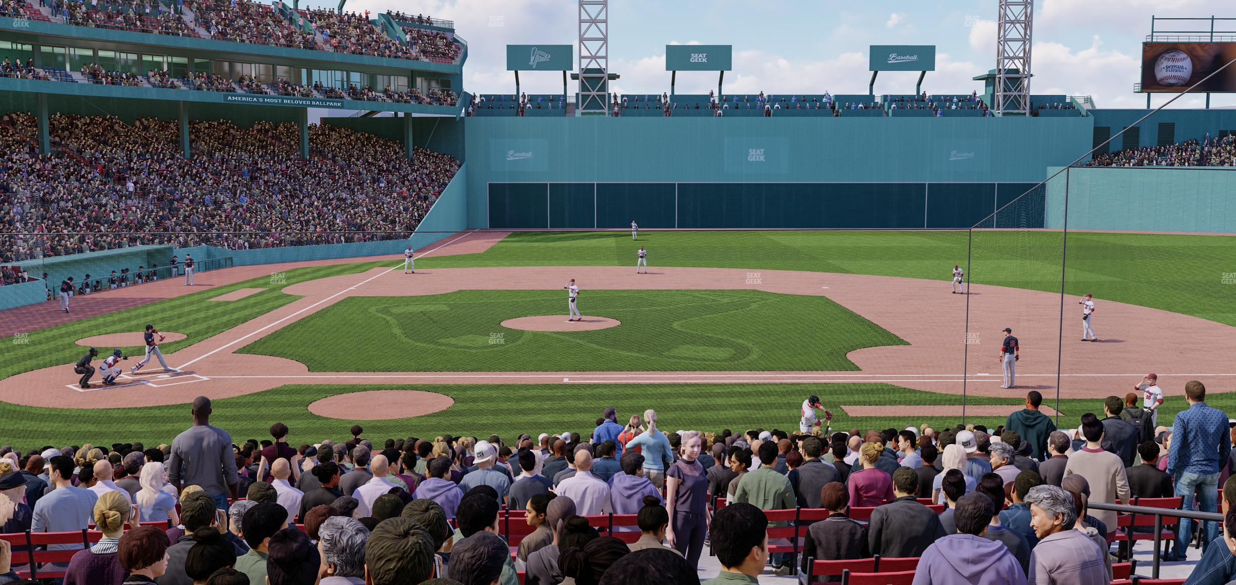 Seating view for Fenway Park Section Loge Box 118