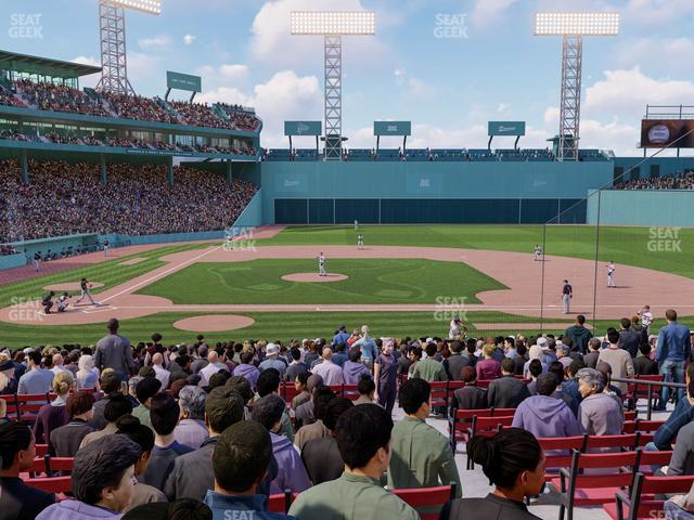 Seating view for Fenway Park Section Loge Box 118