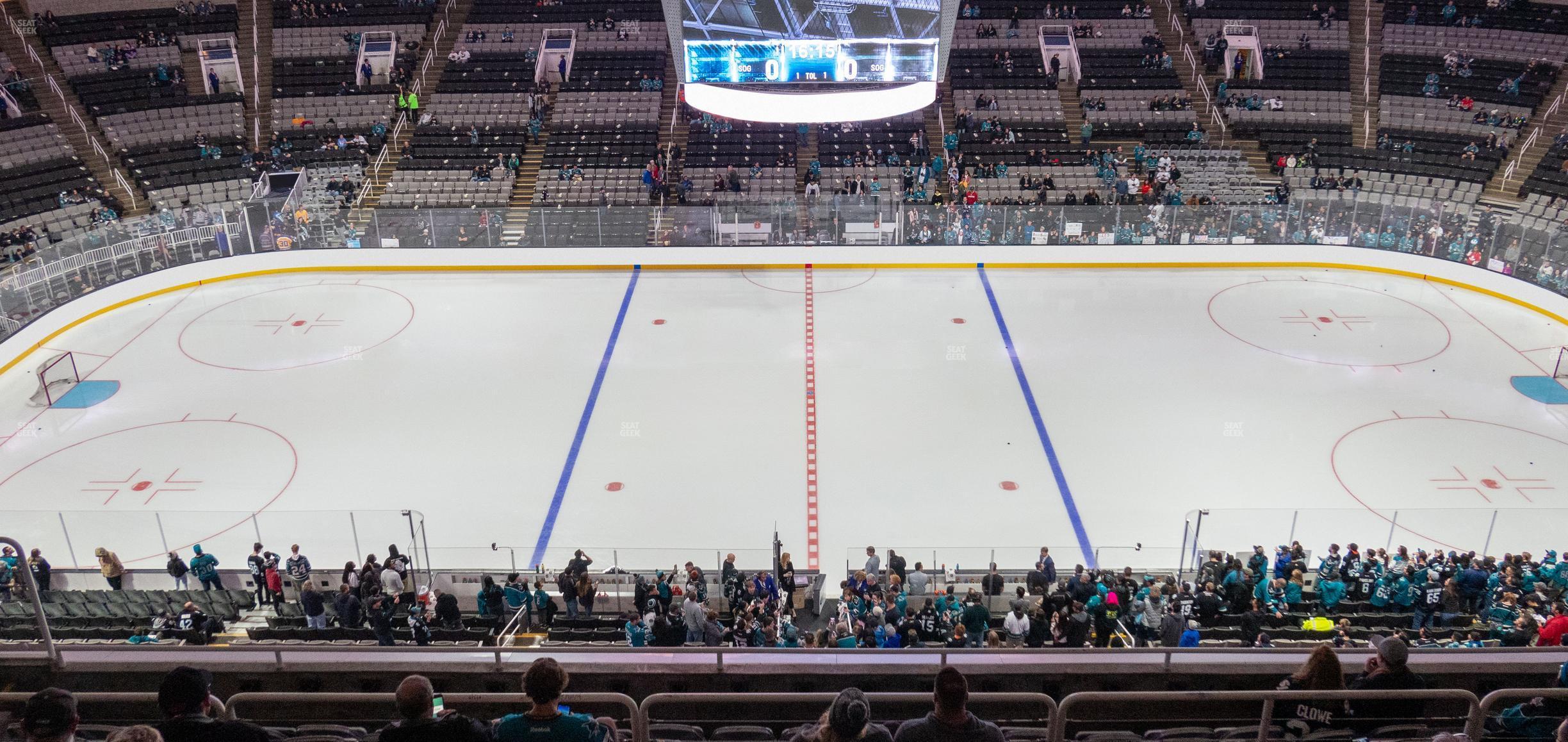 Seating view for SAP Center at San Jose Section 228