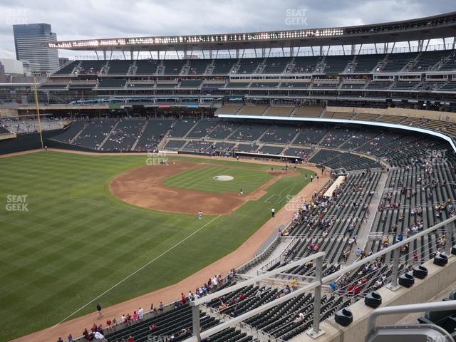 Seating view for Target Field Section 228