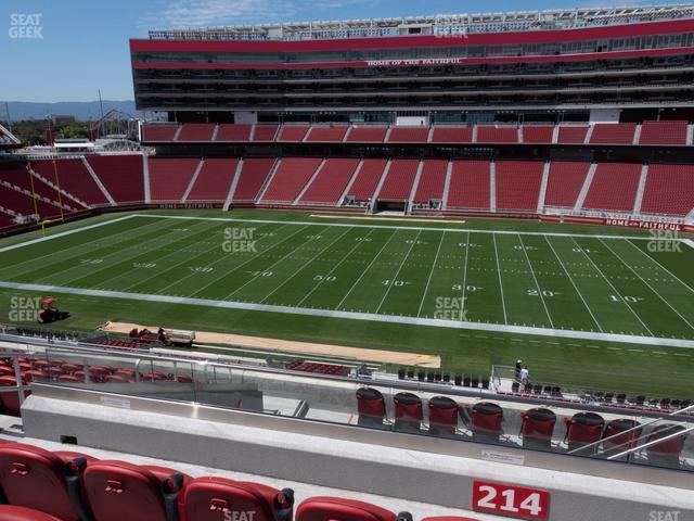 Seating view for Levi's Stadium Section C 214