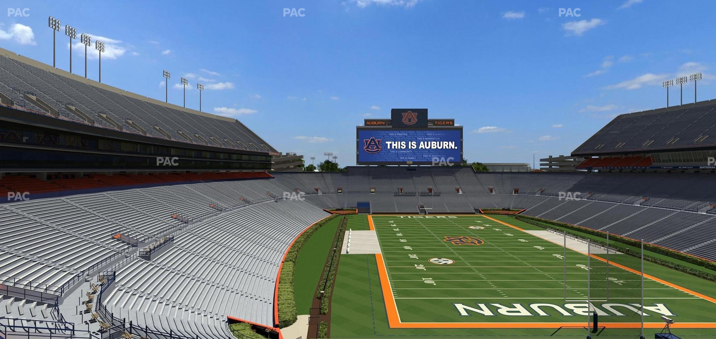 Seating view for Jordan-Hare Stadium Section 38