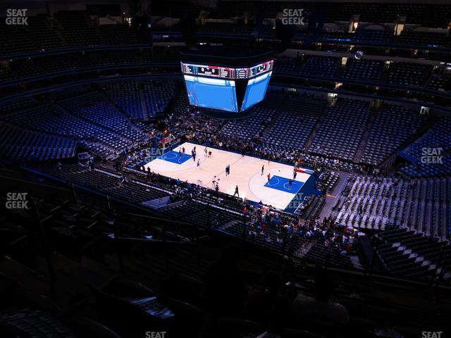 Seating view for American Airlines Center Section 323