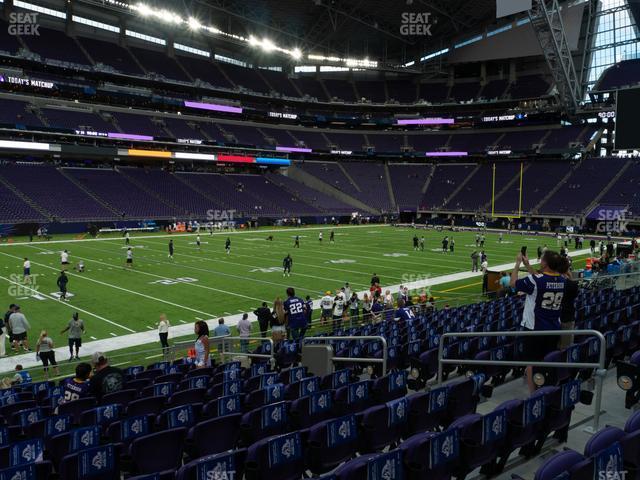 Seating view for U.S. Bank Stadium Section 134