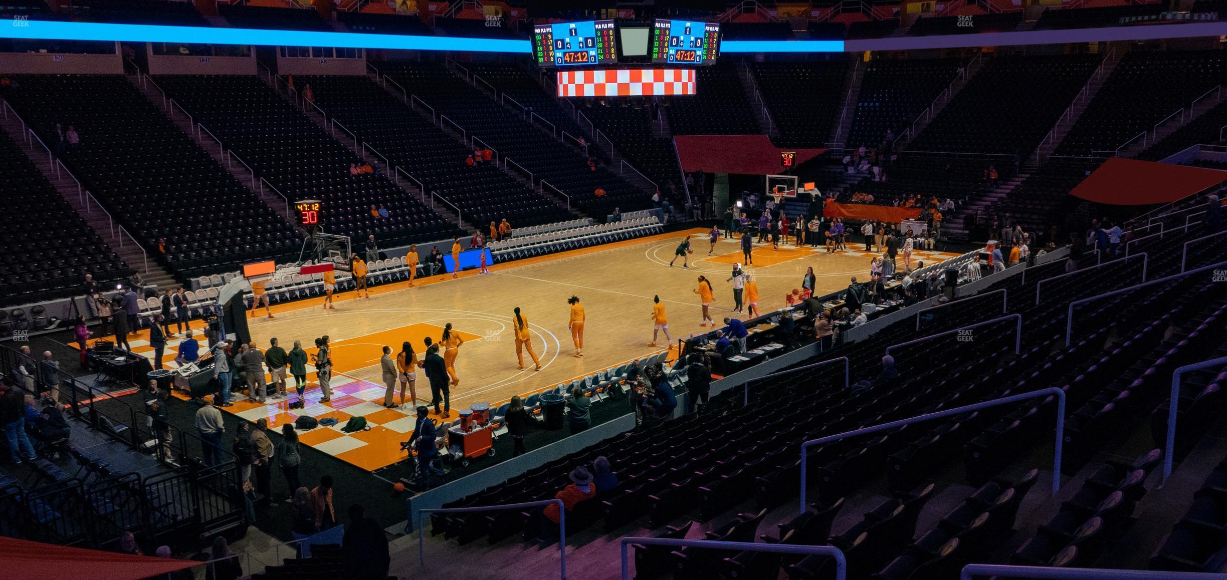 Seating view for Thompson-Boling Arena at Food City Center Section 109