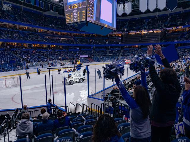 Seating view for Amalie Arena Section 120