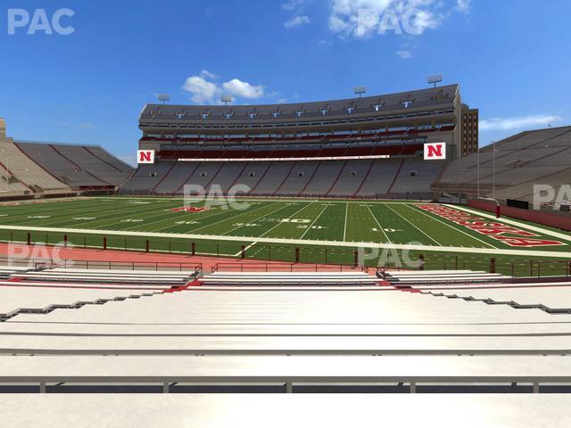 Seating view for Memorial Stadium Nebraska Section 23