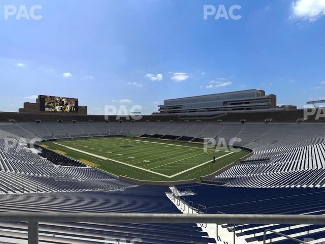 Seating view for Notre Dame Stadium Section 105