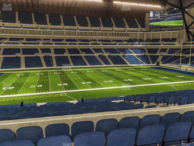 Seating view for Lucas Oil Stadium Section 242