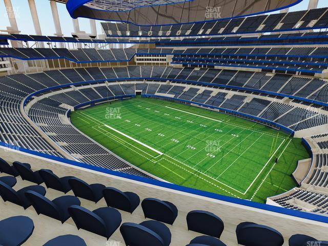 Seating view for SoFi Stadium Section 329