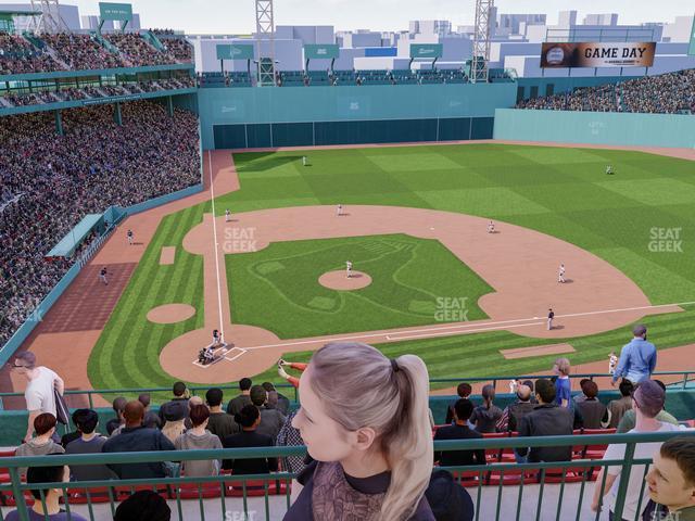 Seating view for Fenway Park Section Aura Pavilion Box 1