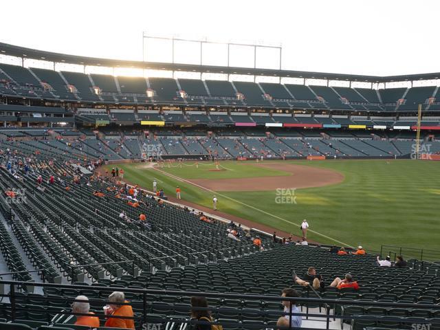 Seating view for Oriole Park at Camden Yards Section 7