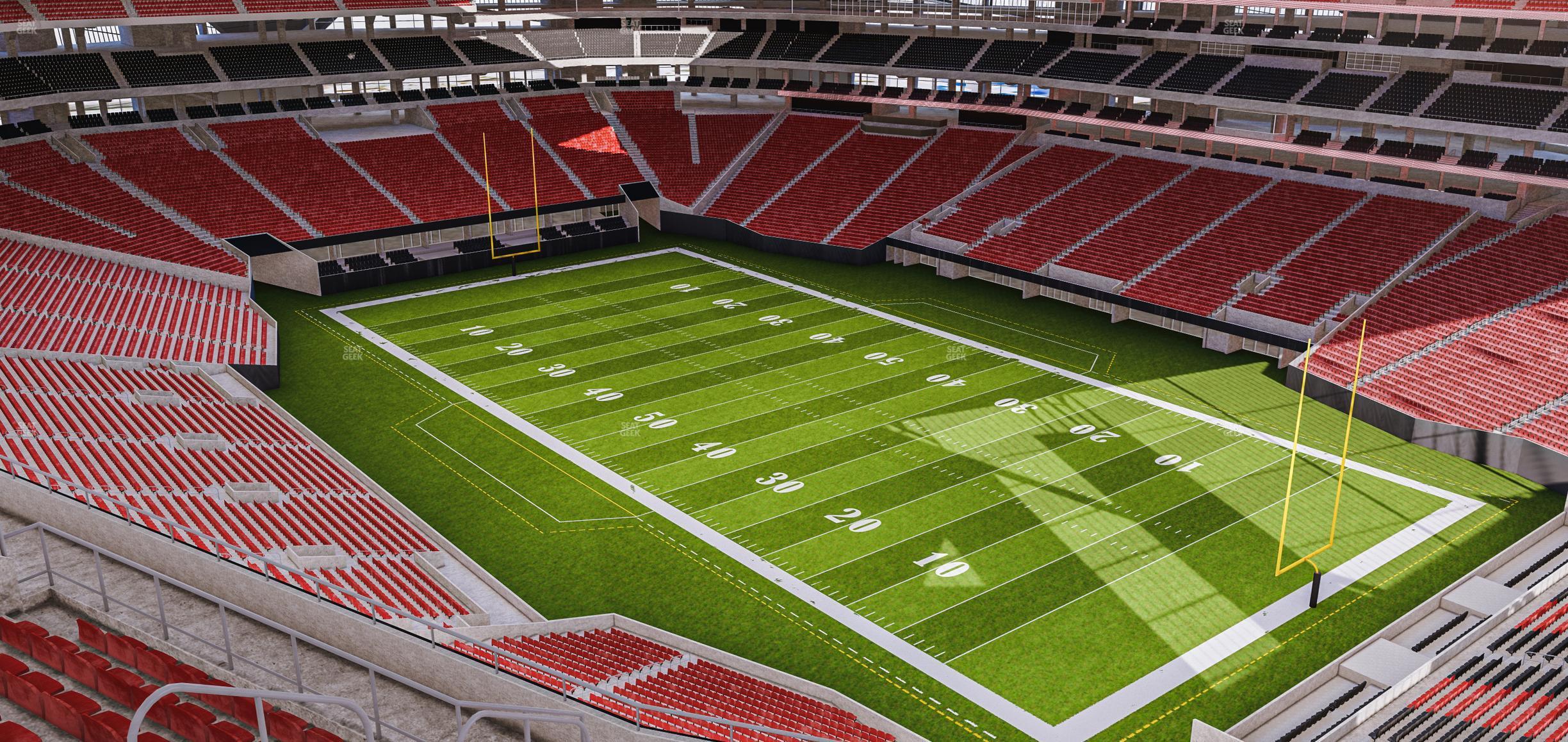 Seating view for Mercedes-Benz Stadium Section 304