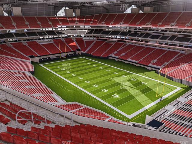 Seating view for Mercedes-Benz Stadium Section 304