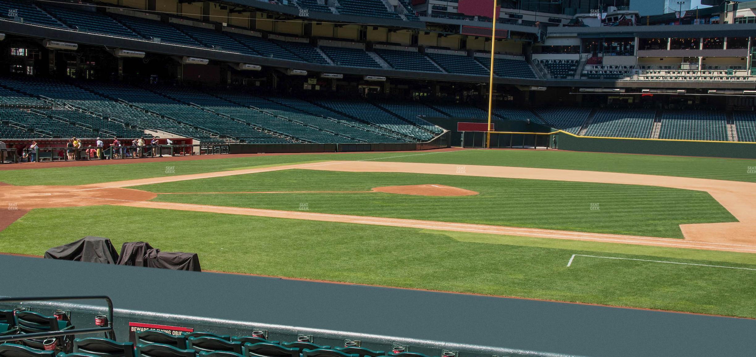 Seating view for Chase Field Section E