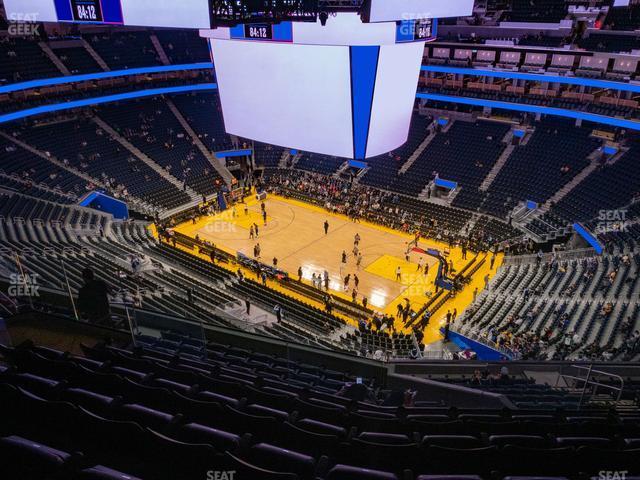 Seating view for Chase Center Section 203