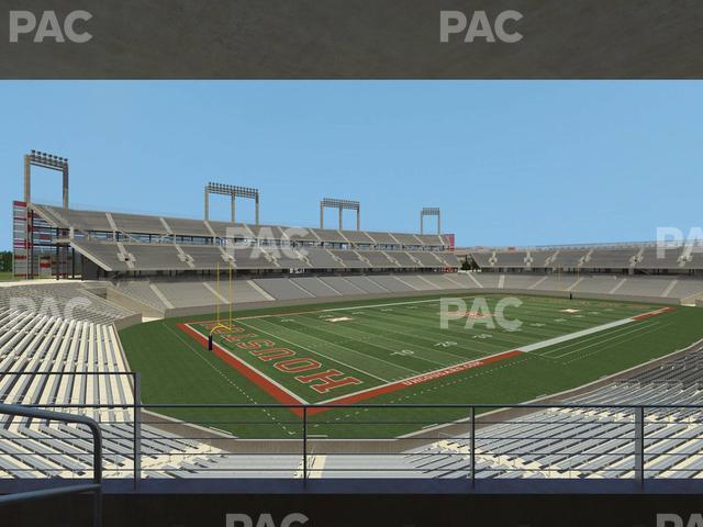 Seating view for TDECU Stadium Section West Terrace Club