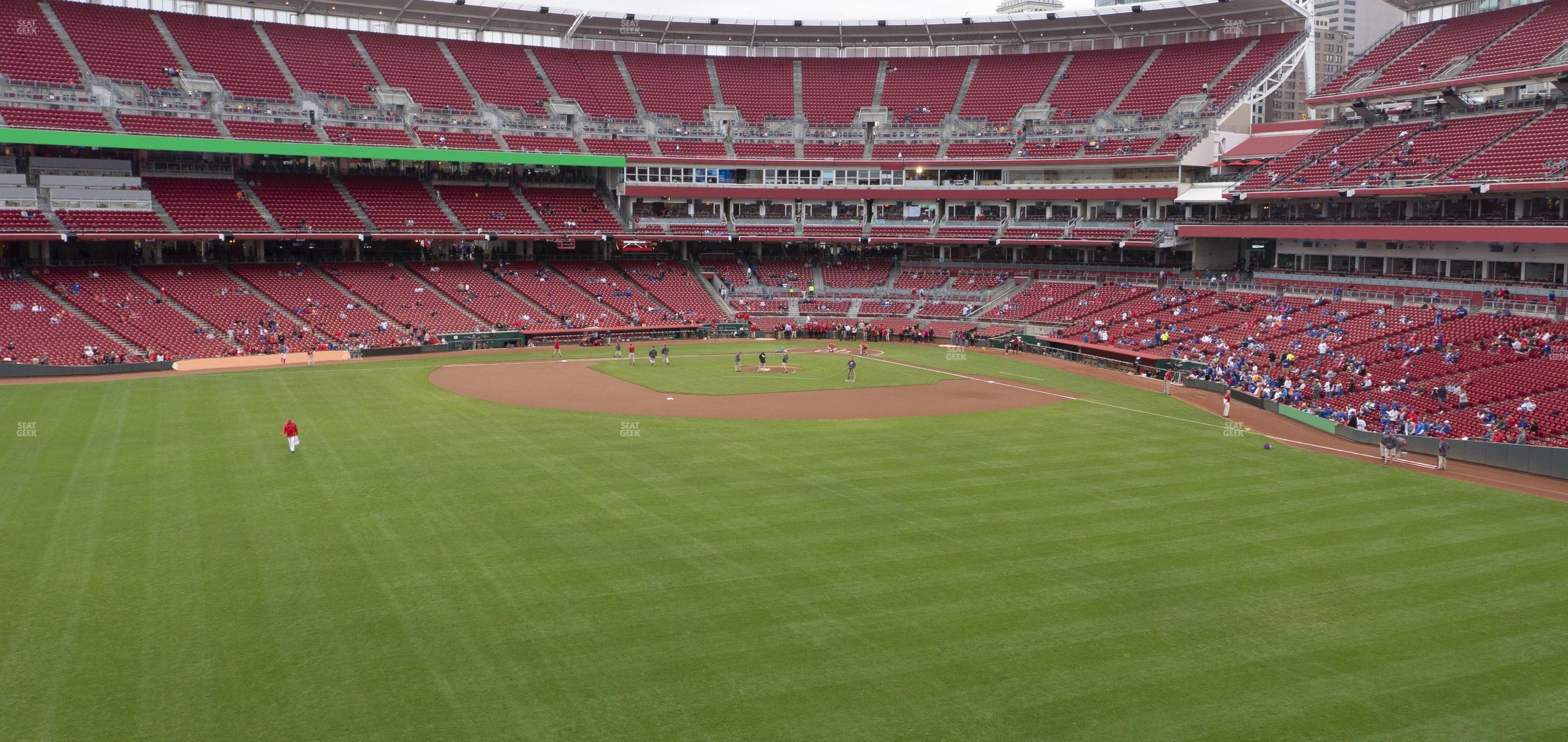 Seating view for Great American Ball Park Section 401