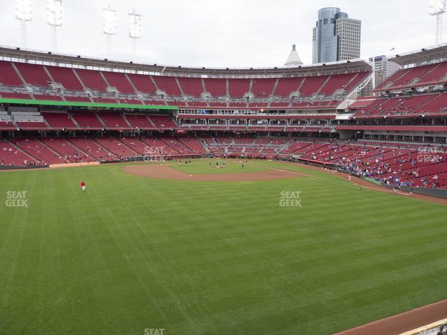 Seating view for Great American Ball Park Section 401