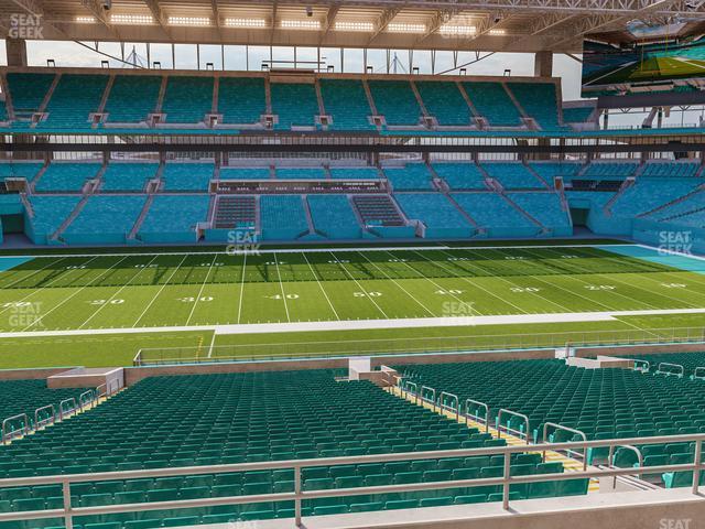 Seating view for Hard Rock Stadium Section 219