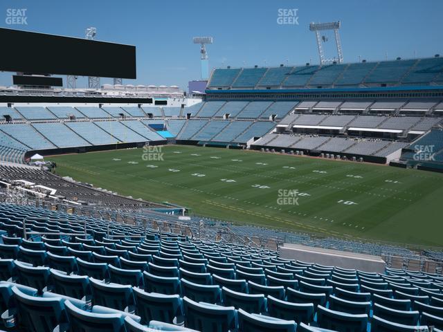 Seating view for EverBank Stadium Section 204