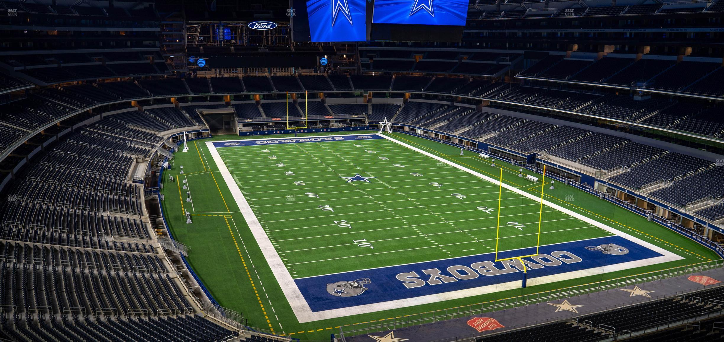 Seating view for AT&T Stadium Section Silver Suite 467