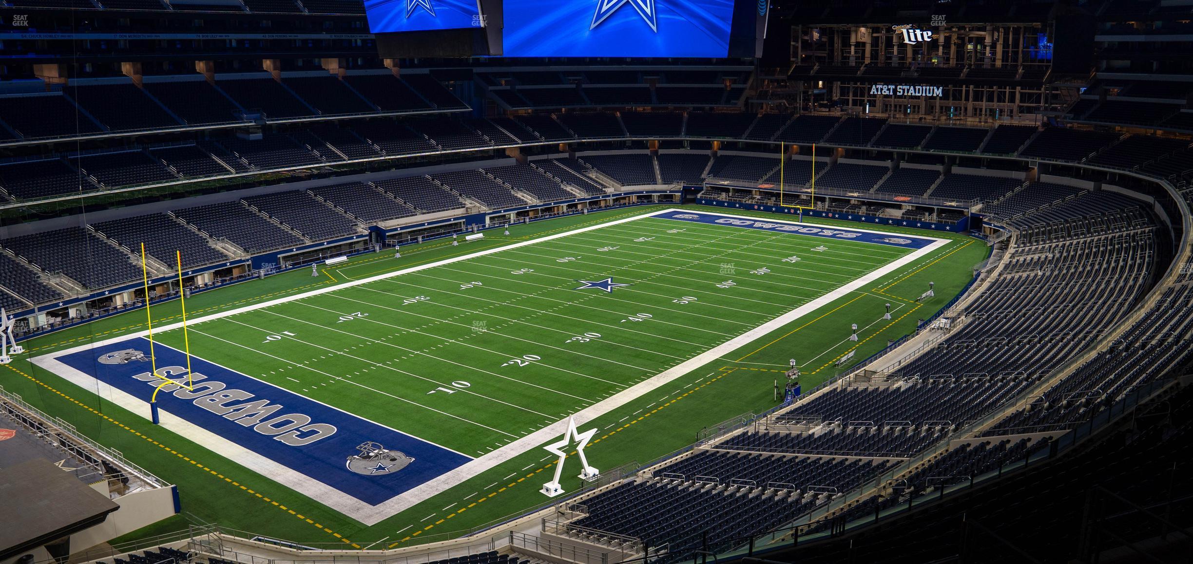 Seating view for AT&T Stadium Section Silver Suite 416