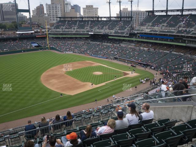 Seating view for Comerica Park Section 338