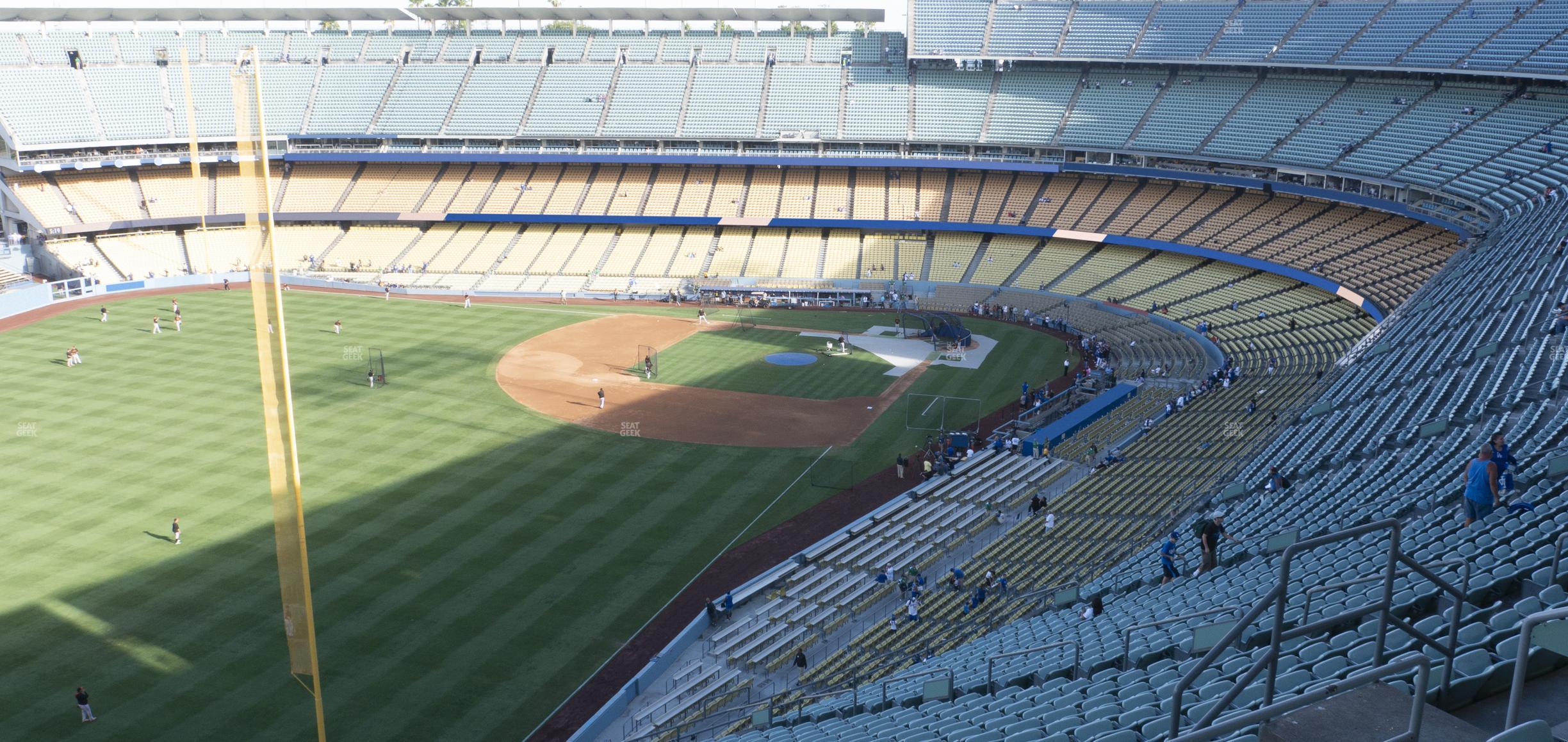 Seating view for Dodger Stadium Section 53 Rs