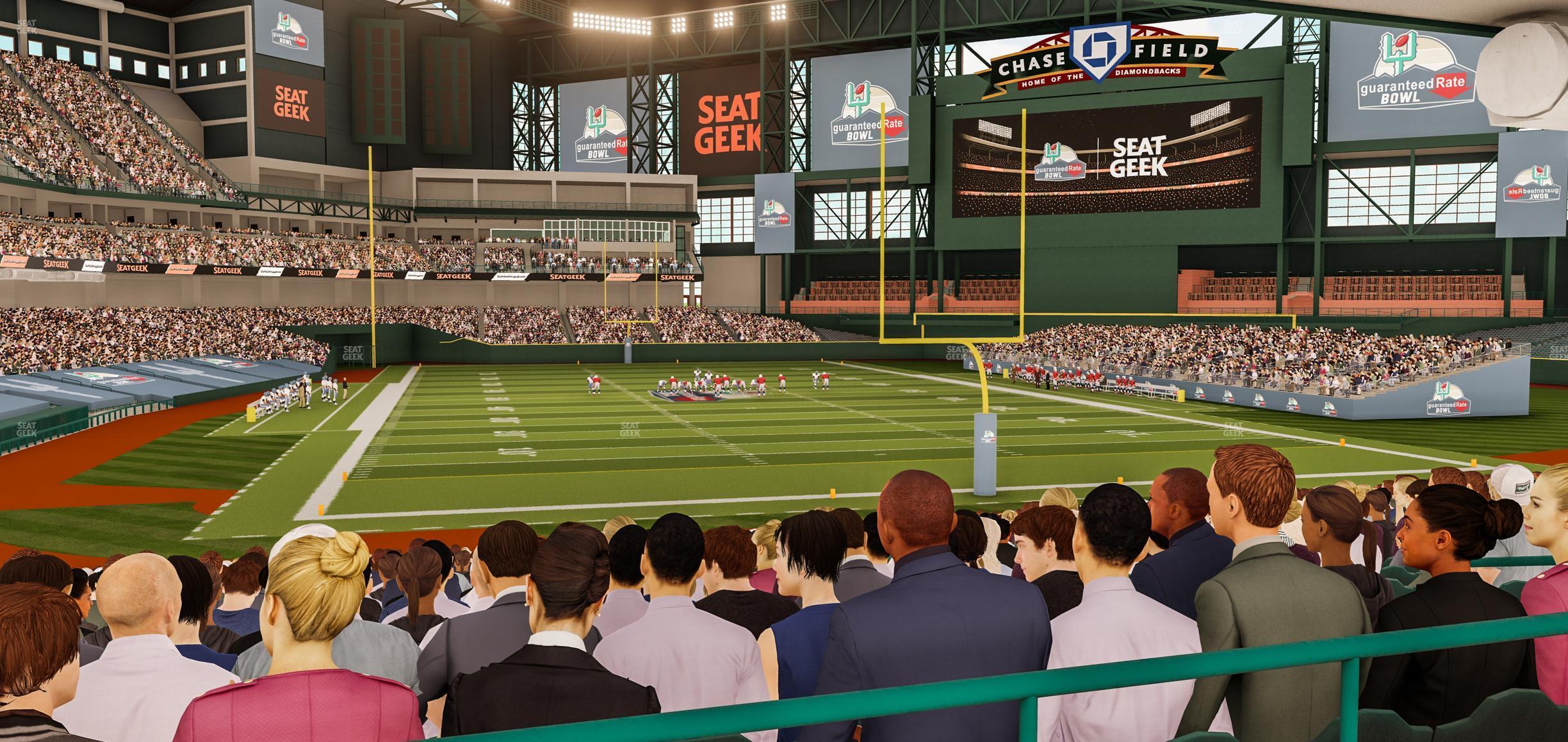 Seating view for Chase Field Section 118 W