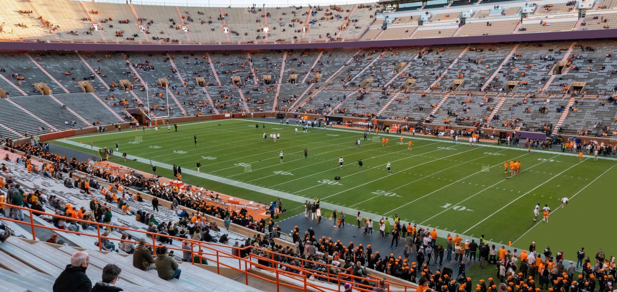 Seating view for Neyland Stadium Section Z 14