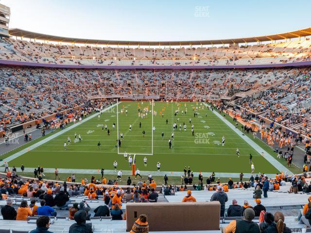 Seating view for Neyland Stadium Section L