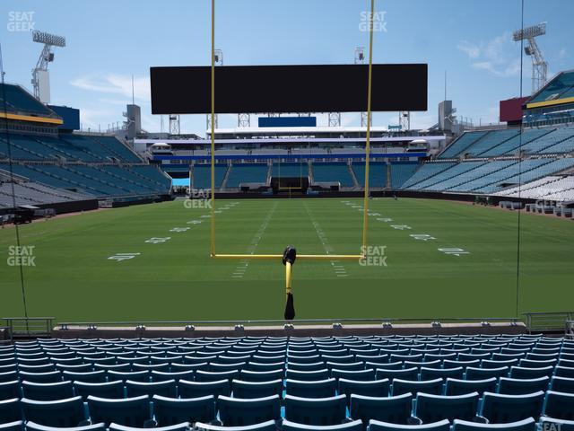 Seating view for EverBank Stadium Section 123