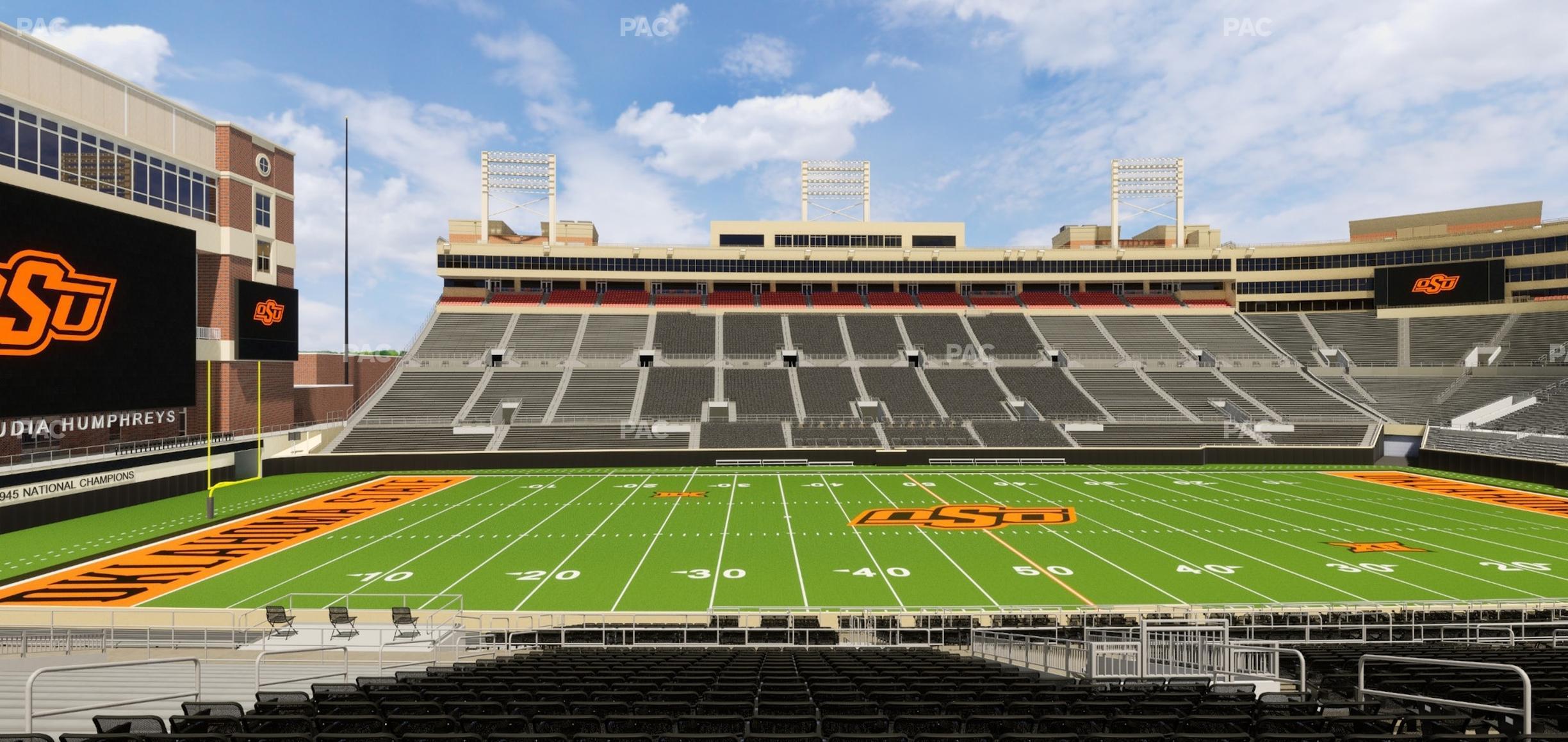 Seating view for Boone Pickens Stadium Section 137