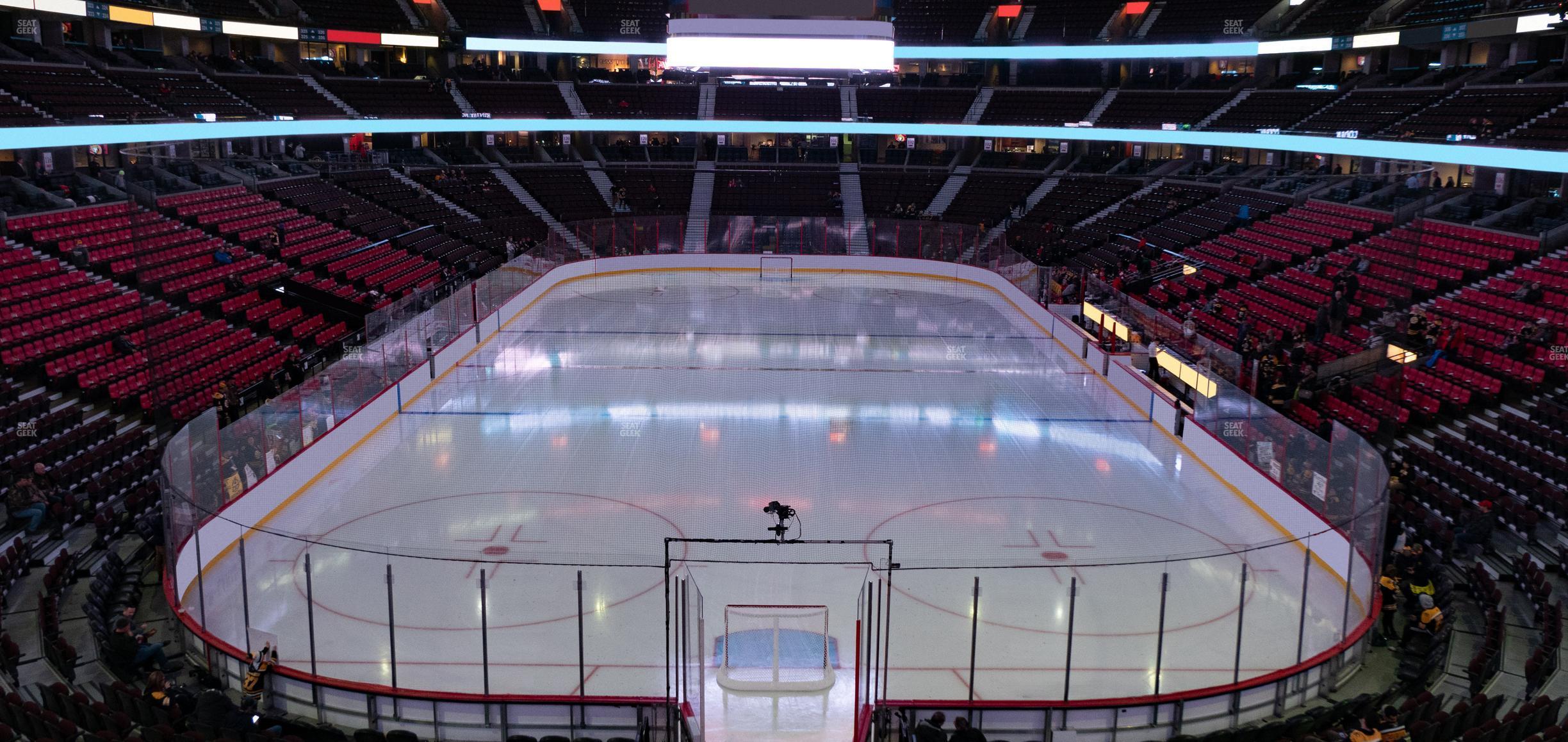 Seating view for Canadian Tire Centre Section Molson Canadian Fan Deck 215