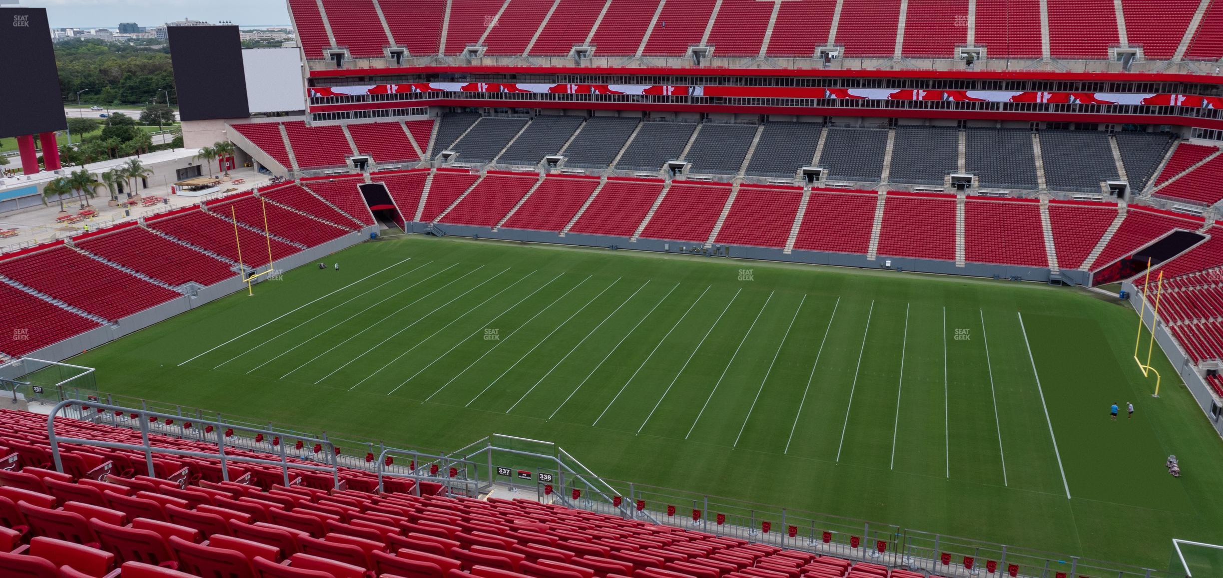 Seating view for Raymond James Stadium Section 338