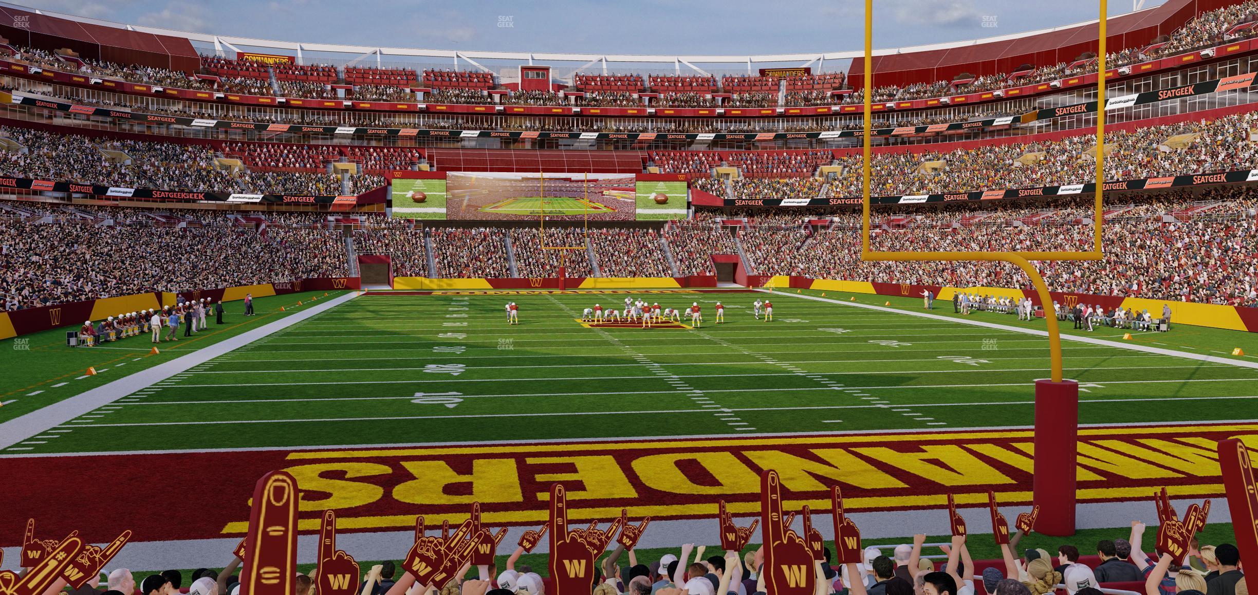 Seating view for Northwest Stadium Section 133