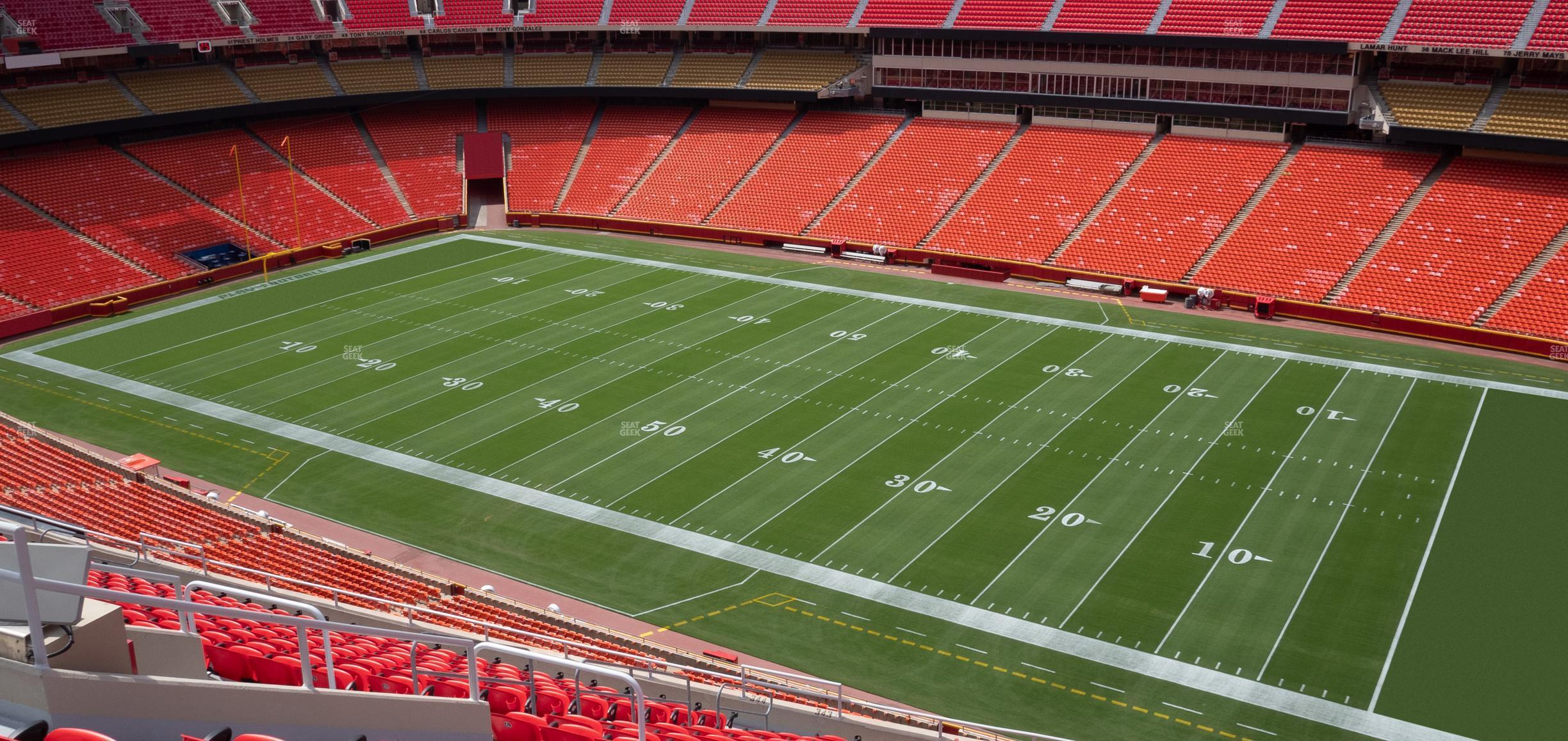 Seating view for GEHA Field at Arrowhead Stadium Section 343