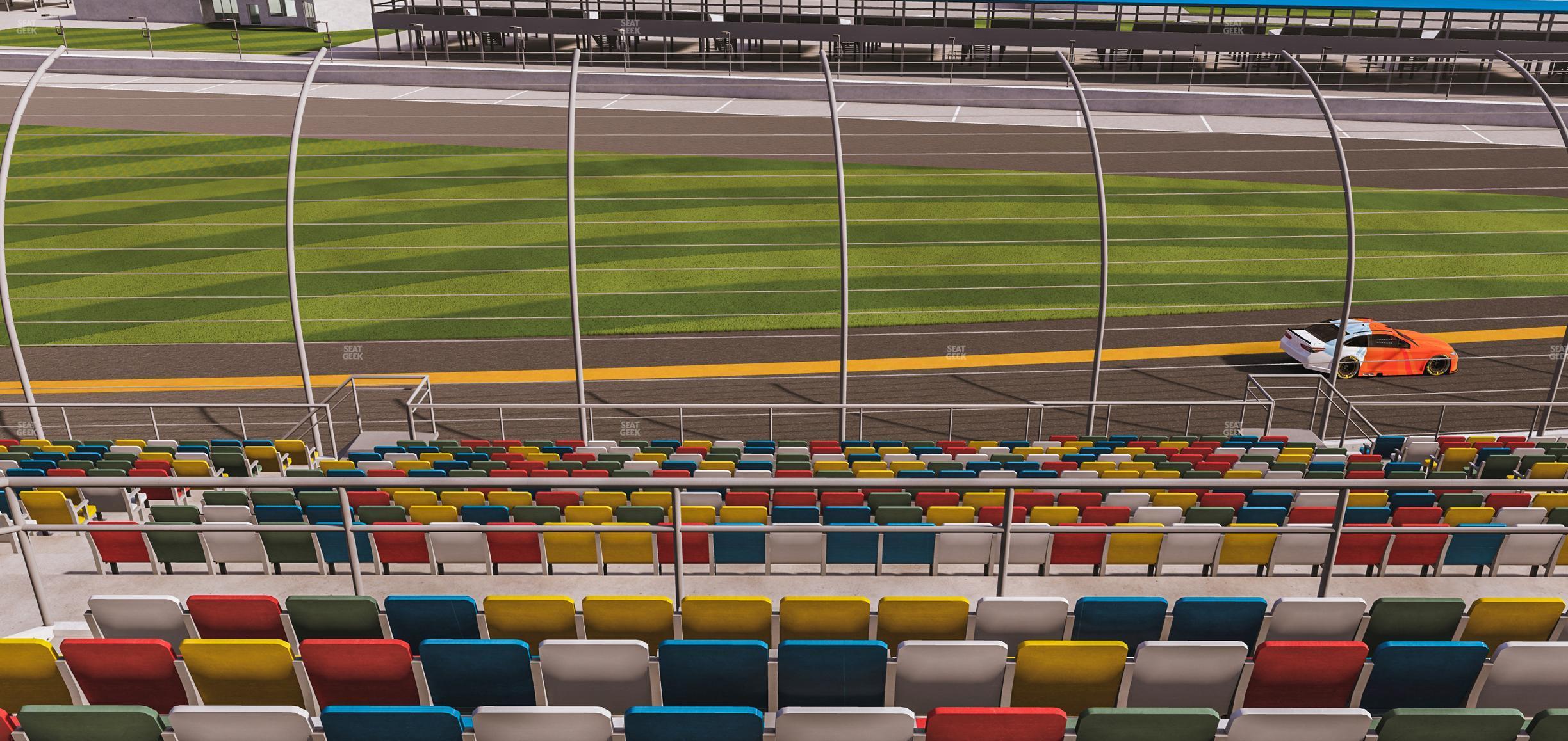 Seating view for Daytona International Speedway Section Back 157